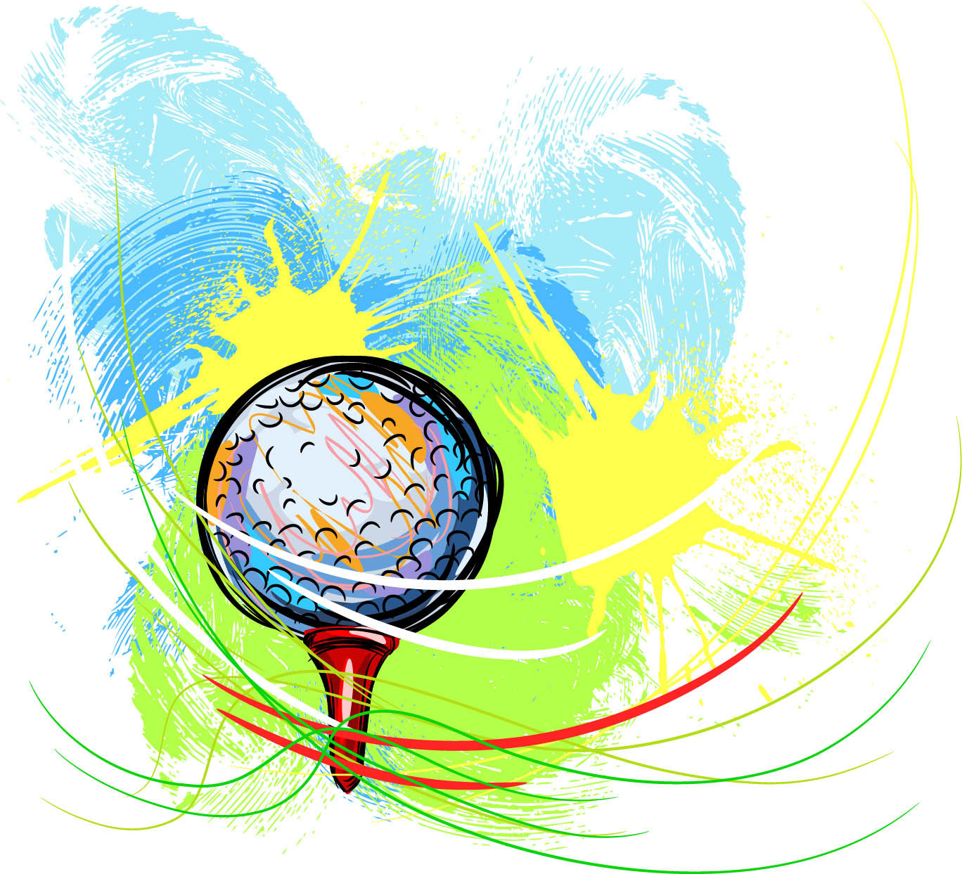 golfart right